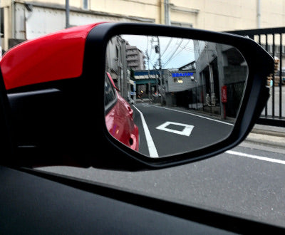 Seeker - Blue Super Wide Mirror Set (Honda Civic Type R FK8)