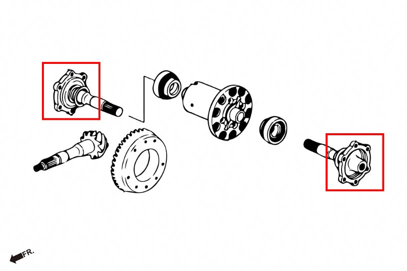 Hardrace - Rear Driveshaft Spacer (Honda S2000 AP1/2)