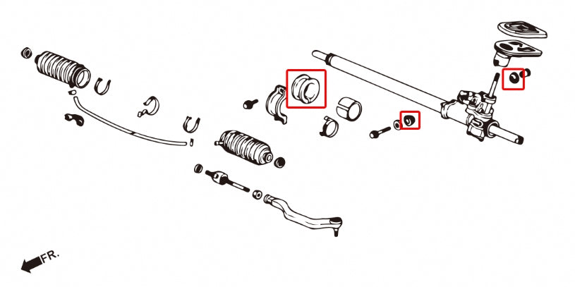 Hardrace - Reinforced Steering Bushing (Honda Integra DC2R, Civic EG 92-95)