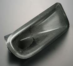 J's Racing - Air Duct, Carbon (Honda Civic EG6)