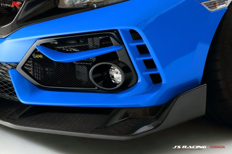 J's Racing - Front Lip Spoiler, Type S, Carbon (Honda Civic Type R FK8)