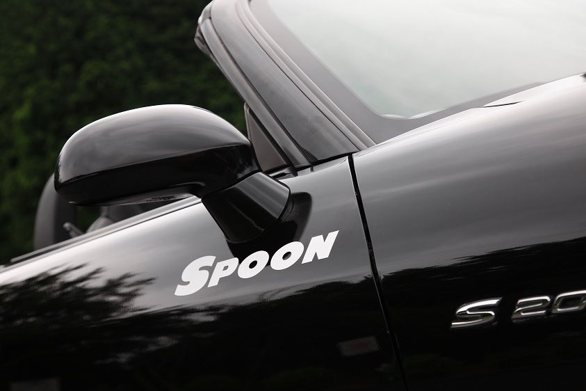 Spoon Sports - Team Sticker, White, 300mm